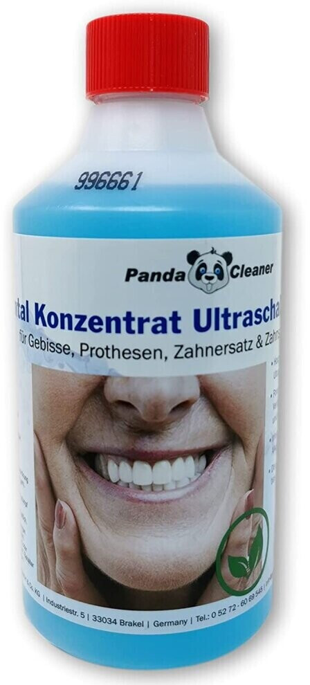 PandaCleaner Dental Konzentrat Ultraschallreiniger (500ml) ab 17,90 €