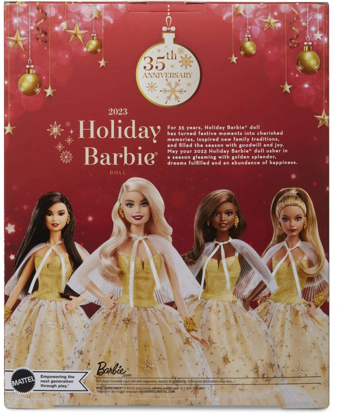 Barbie noel 30eme anniversaire MATTEL Pas Cher 