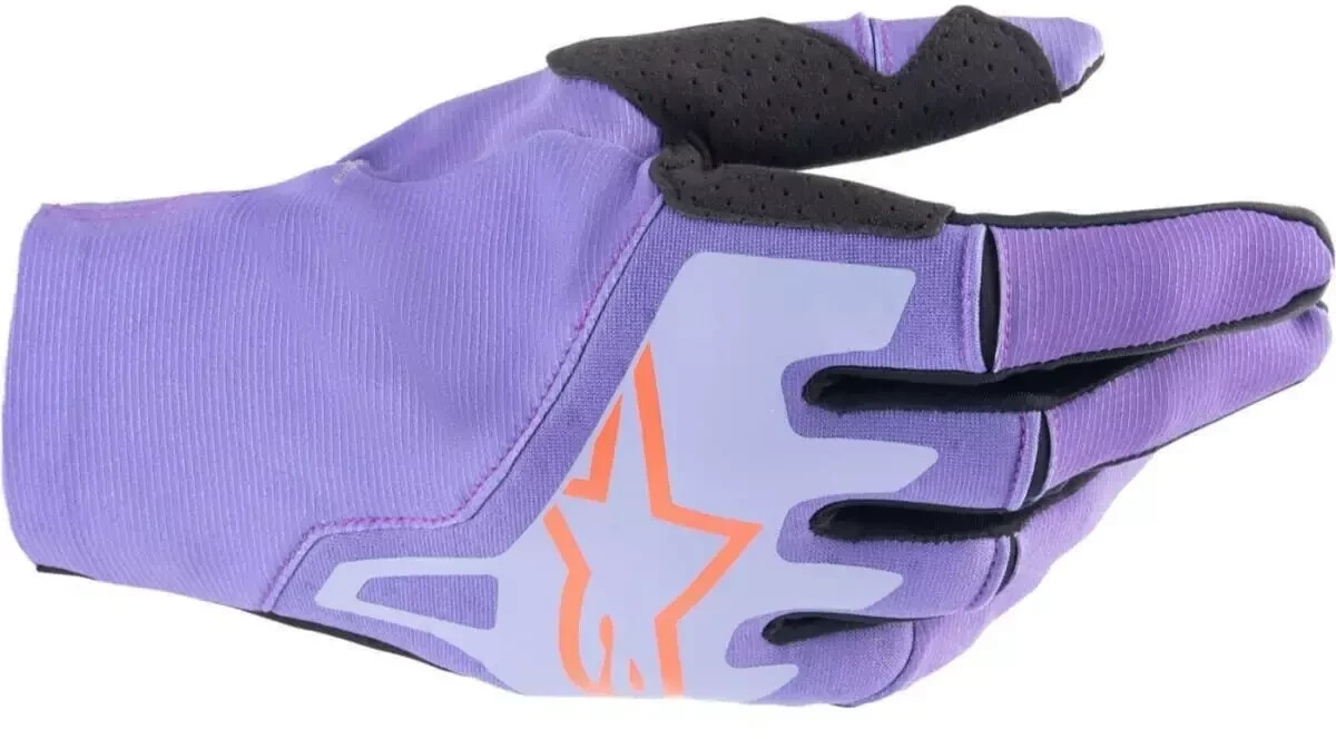 Photos - Motorcycle Gloves Alpinestars  Techstar Gloves purple/black  2023