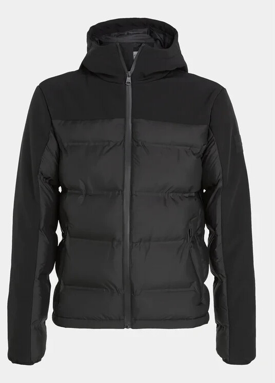 Calvin Klein Mix Media Quilt Jacket black