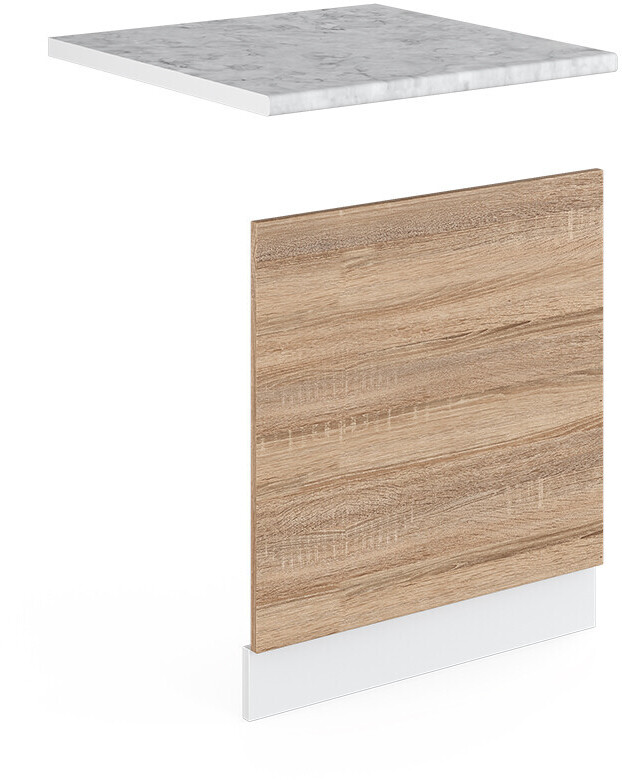 VICCO Geschirrspülerblende R-Line 60 cm Weiß/Sonoma modern Arbeitsplatte ab  60,90 € | Preisvergleich bei | Sockelblenden