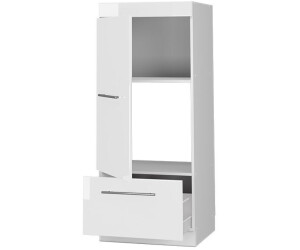 VICCO Mikrowellenschrank Fame-Line 60 cm Weiß/Weiß Hochglanz modern ab  237,90 €