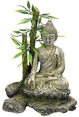 Nobby Aqua Ornaments Zen Statue mit Bambus (28678)