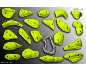 Move-it-Climbingholds Alien XS Spax (Klettergriffe-Set) limestone
