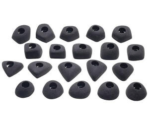 Ocun Footholds Set 1 - Bolt-on Schwarz