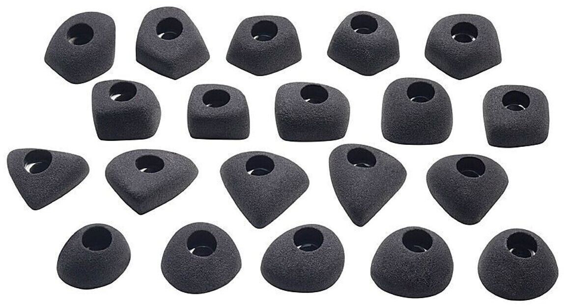 Ocun Footholds Set 1 - Bolt-on Schwarz