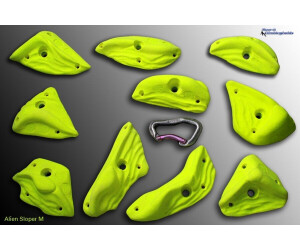 Move-it-Climbingholds Alien Sloper M (Klettergriffe-Set) grün