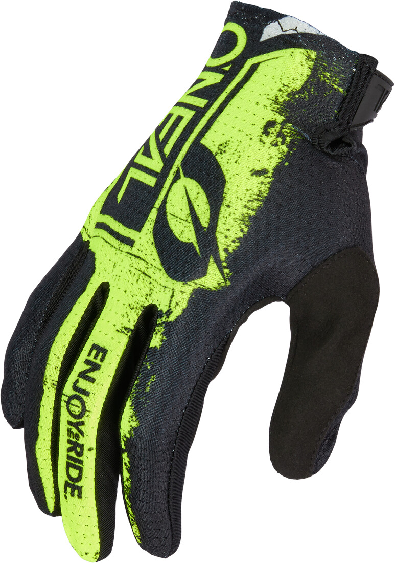 Photos - Motorcycle Gloves ONeal O'Neal O'Neal Matrix Shocker V.23 Gloves black/yellow fluo 