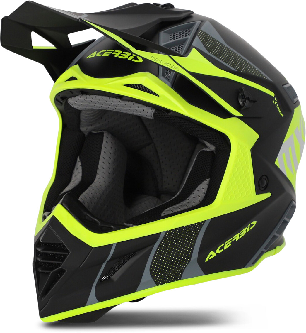 Acerbis X-Track Helmet S23 black/fluo yellow