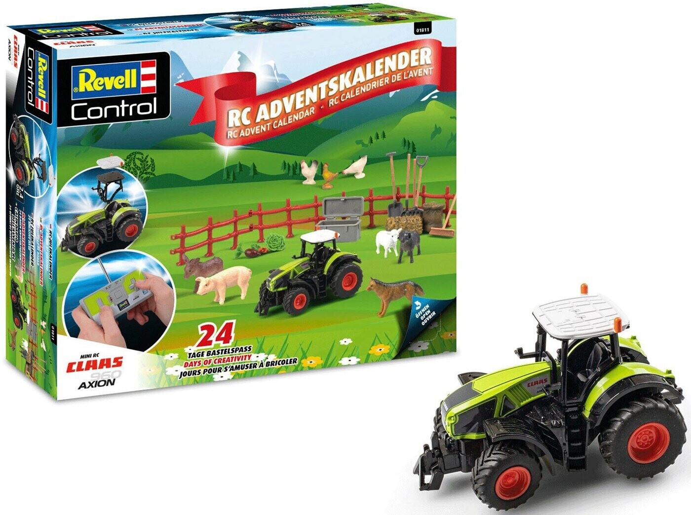 Revell Advent calendar RC Claas Axion 960 tractor (01053)