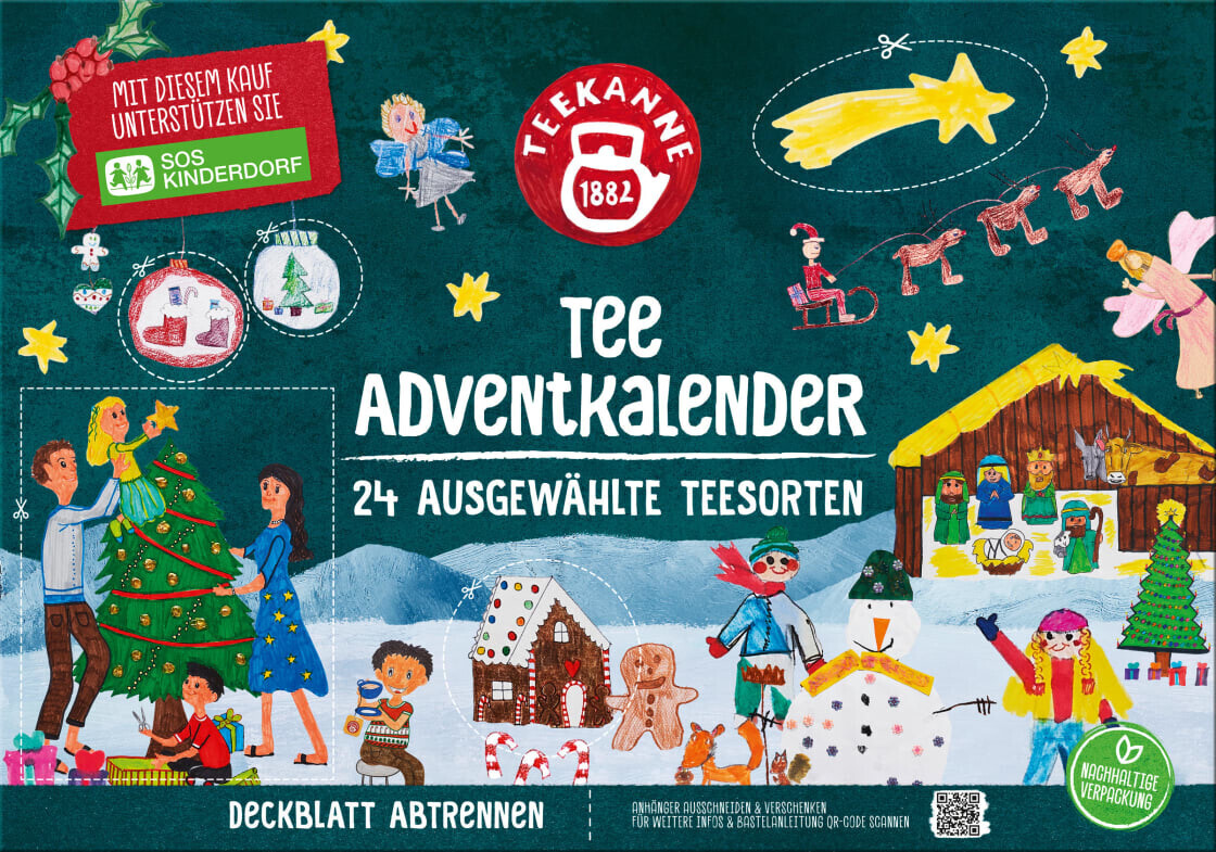 Spannende Adventskalender Von Teekanne Fotos