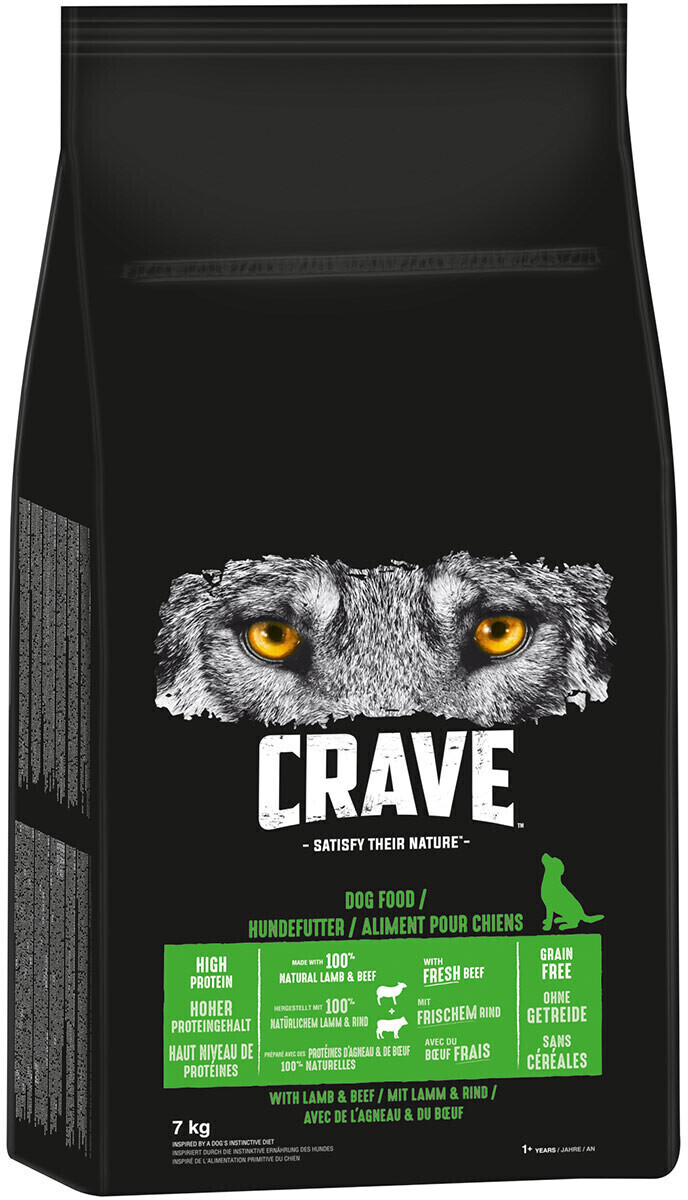 Crave Dog dry food with lamb and beef 7kg