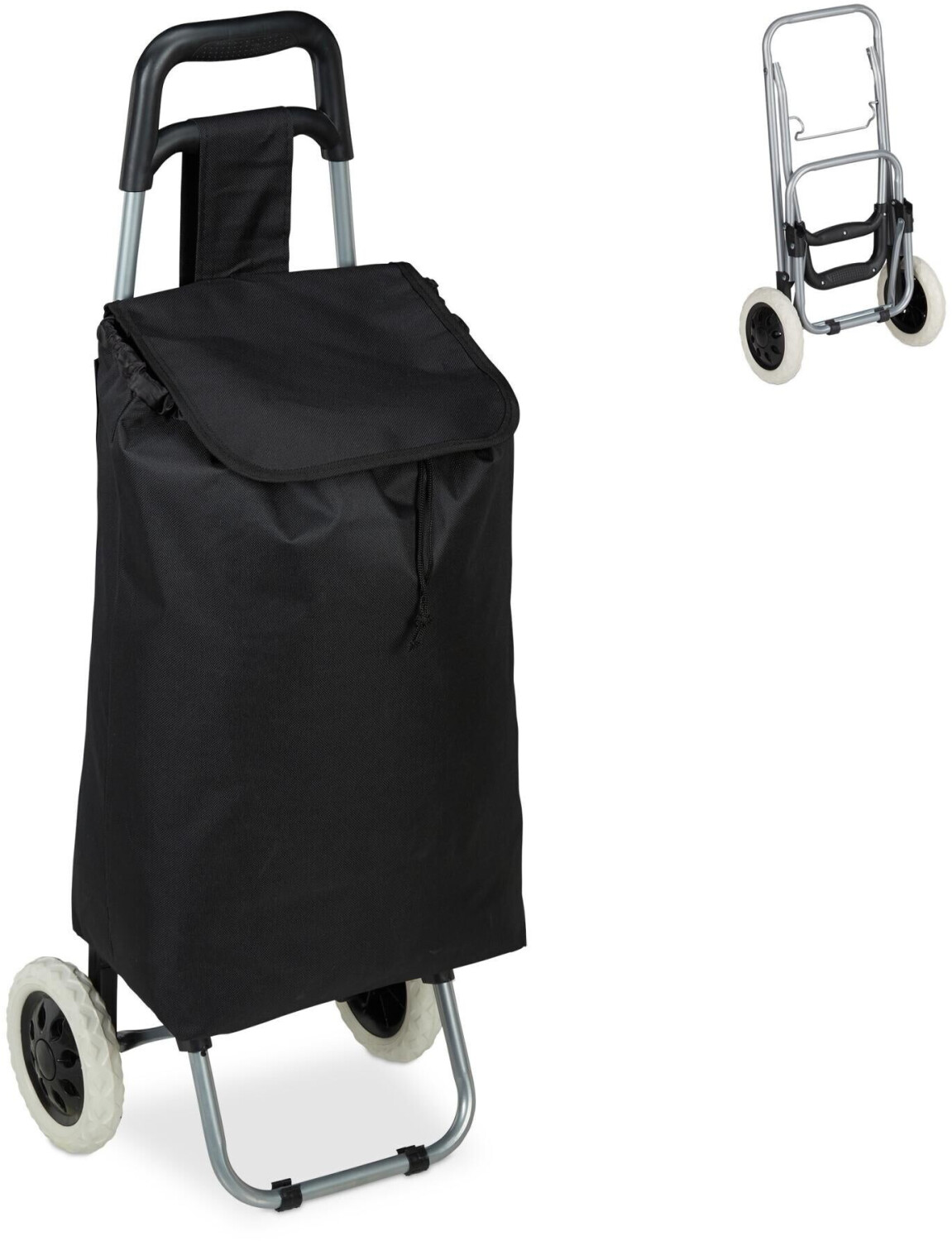 Relaxdays Shopping Trolley (10029467) black/silver