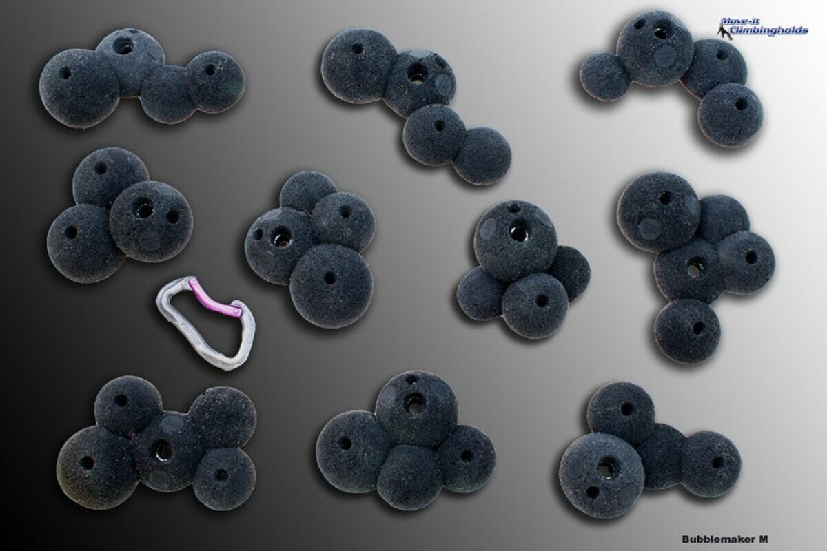 Move-it-Climbingholds Bubblemaker M (Klettergriffe-Set) limestone