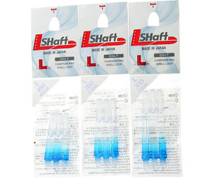 Aste L-Style L-Shaft Lock Straight Twotone - Bianco Trasparente E Blu - Per Freccette