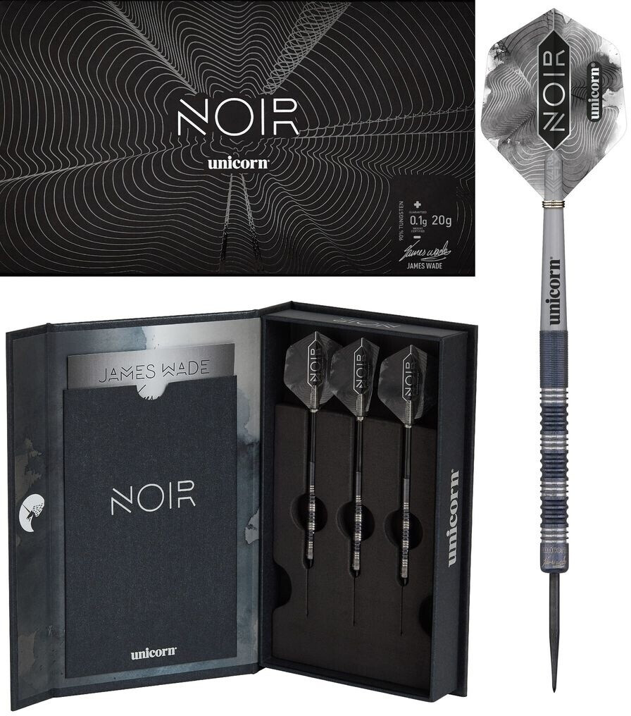 Unicorn James Wade Noir Steeldart (24g)