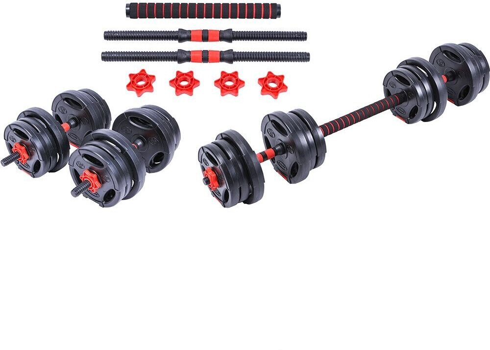 Pure2Improve Hybrid Dumbbell and Barbell Set Black 30 kg (P2I202350)