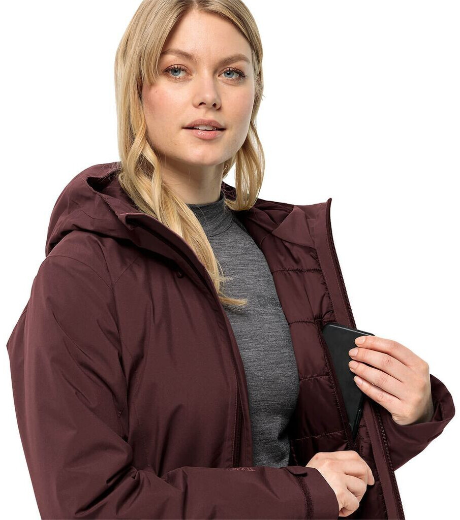 Dark maroon jacket deals