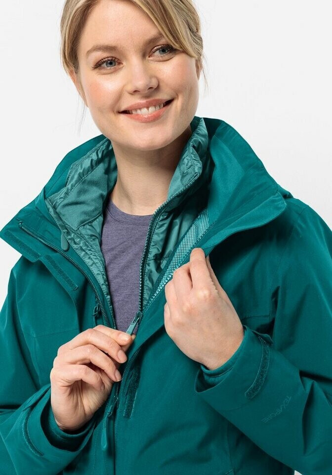Jack Wolfskin Luntal 3in1 Jacket Women sea green ab 188,96 € |  Preisvergleich bei