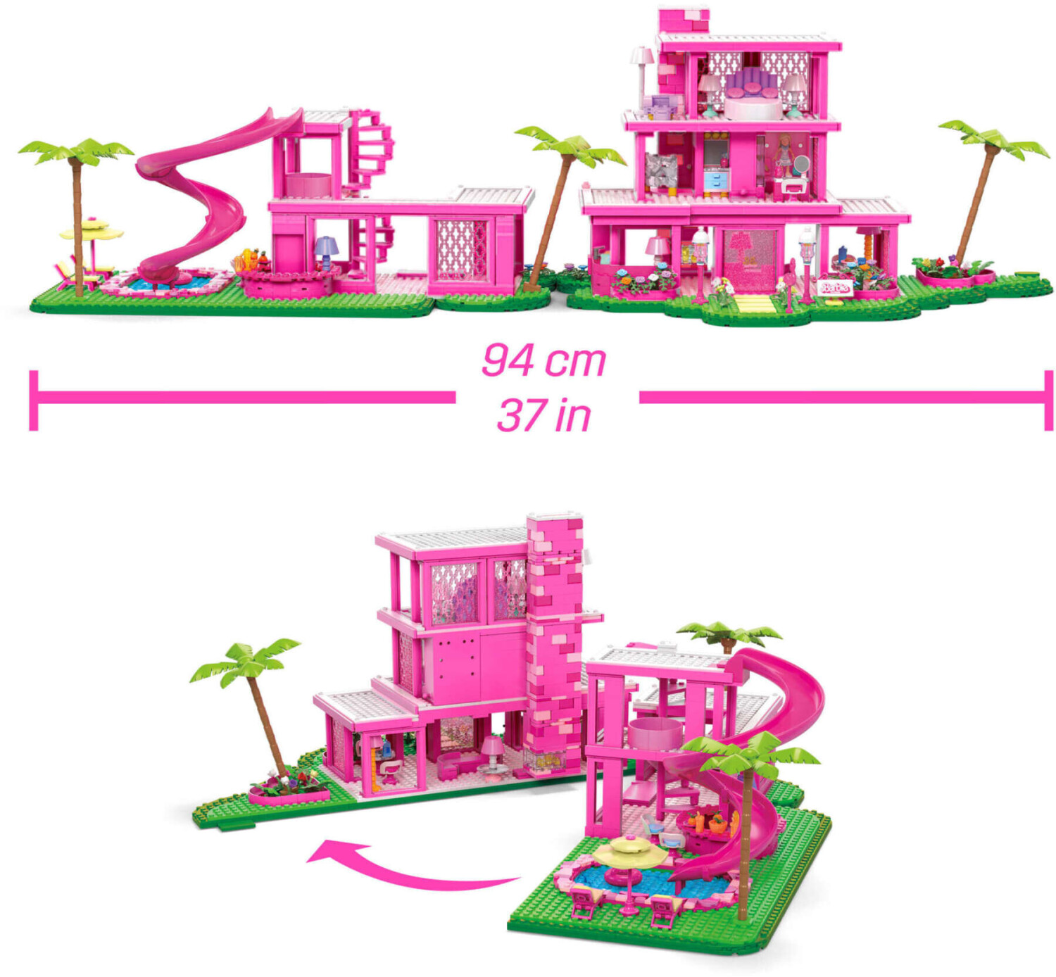 Buy Barbie The Movie Replica Dreamhouse Building Kit HPH26