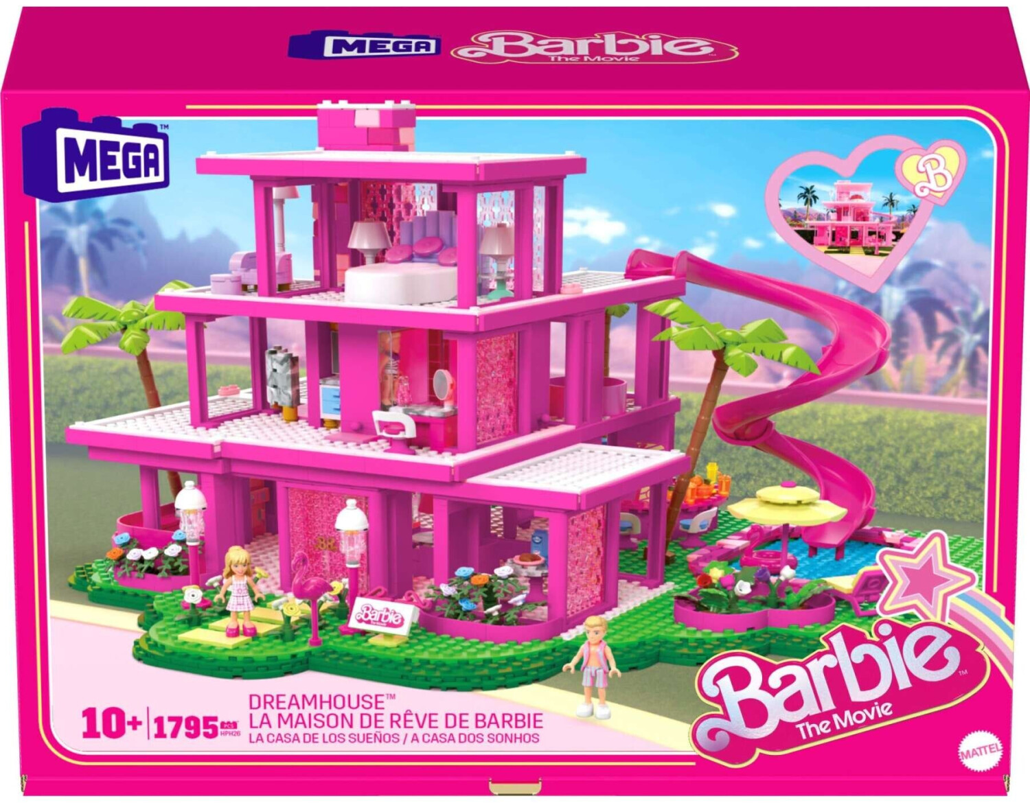 Buy Barbie The Movie Replica Dreamhouse Building Kit HPH26