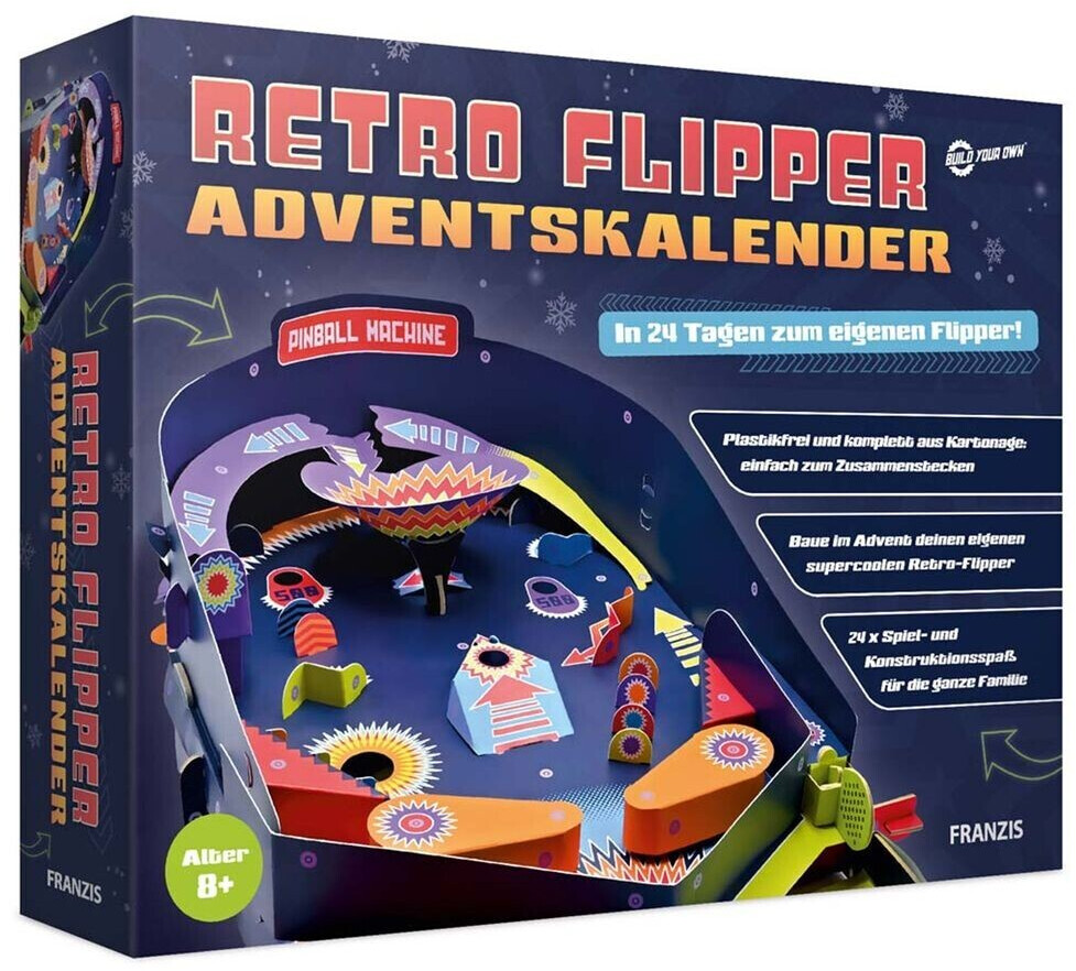 Franzis Retro Flipper Advent Calendar 2023 (67210)