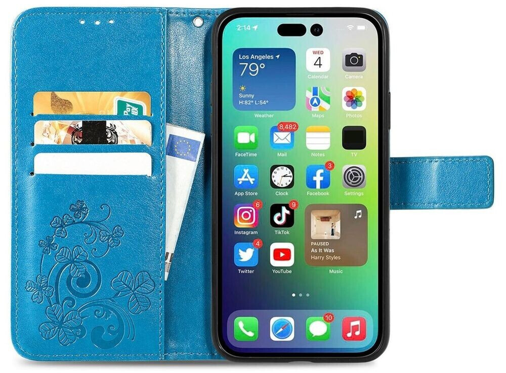 König Design Handyhülle für Apple iPhone 15 Pro, Farbe:Blau ab 10,79 €