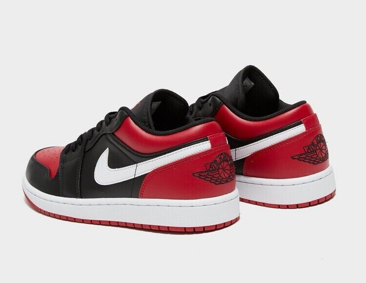 Buy Nike Air Jordan 1 Low 553558 black white gym red from 119.90 Today Best Deals on idealo