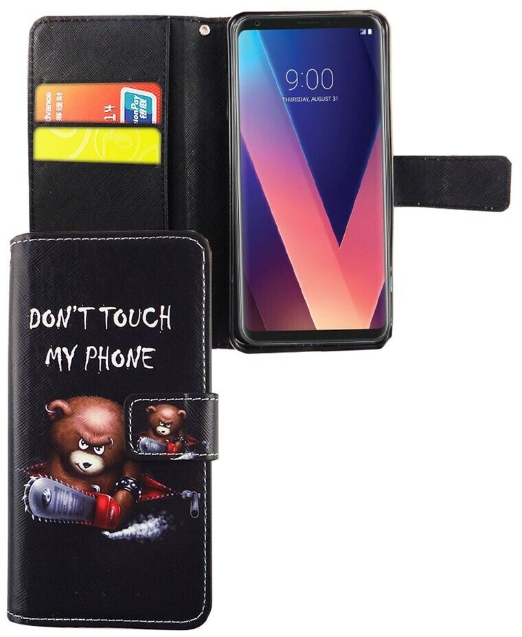Manyip Leder-Hülle Für LG V30 – Mit Magnetverschluss, Kartenfächern & Ständerfunktion