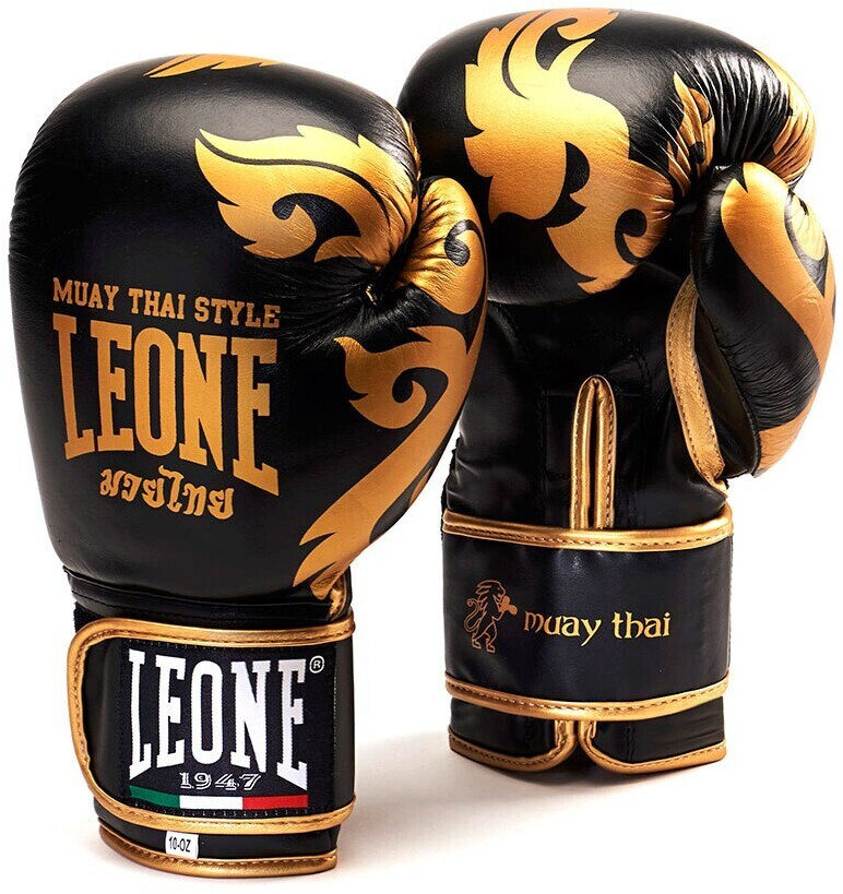 Leone1947 Muay Thai Combat Gloves (GN031/01/10) Black