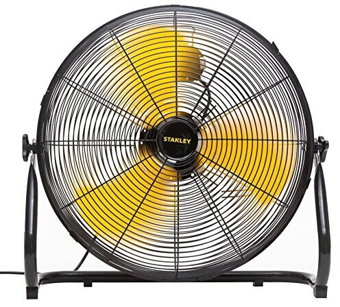 Stanley Ventilateur de Sol - ACIER - Ø 51 cm - NOIR/JAUNE