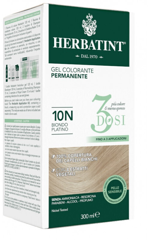 Herbatint 3 Dosi (300ml) 10N