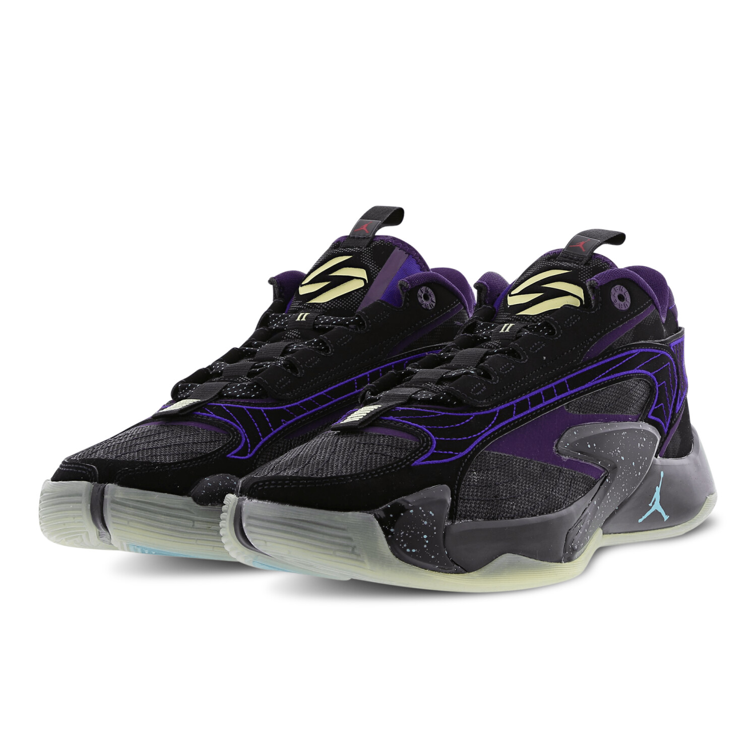 Jordan 8 black purple green deals