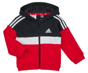 Adidas Tiberio Colorblock Fleece 3 Stripes black/white/better scarlet ab  35,00 € | Preisvergleich bei