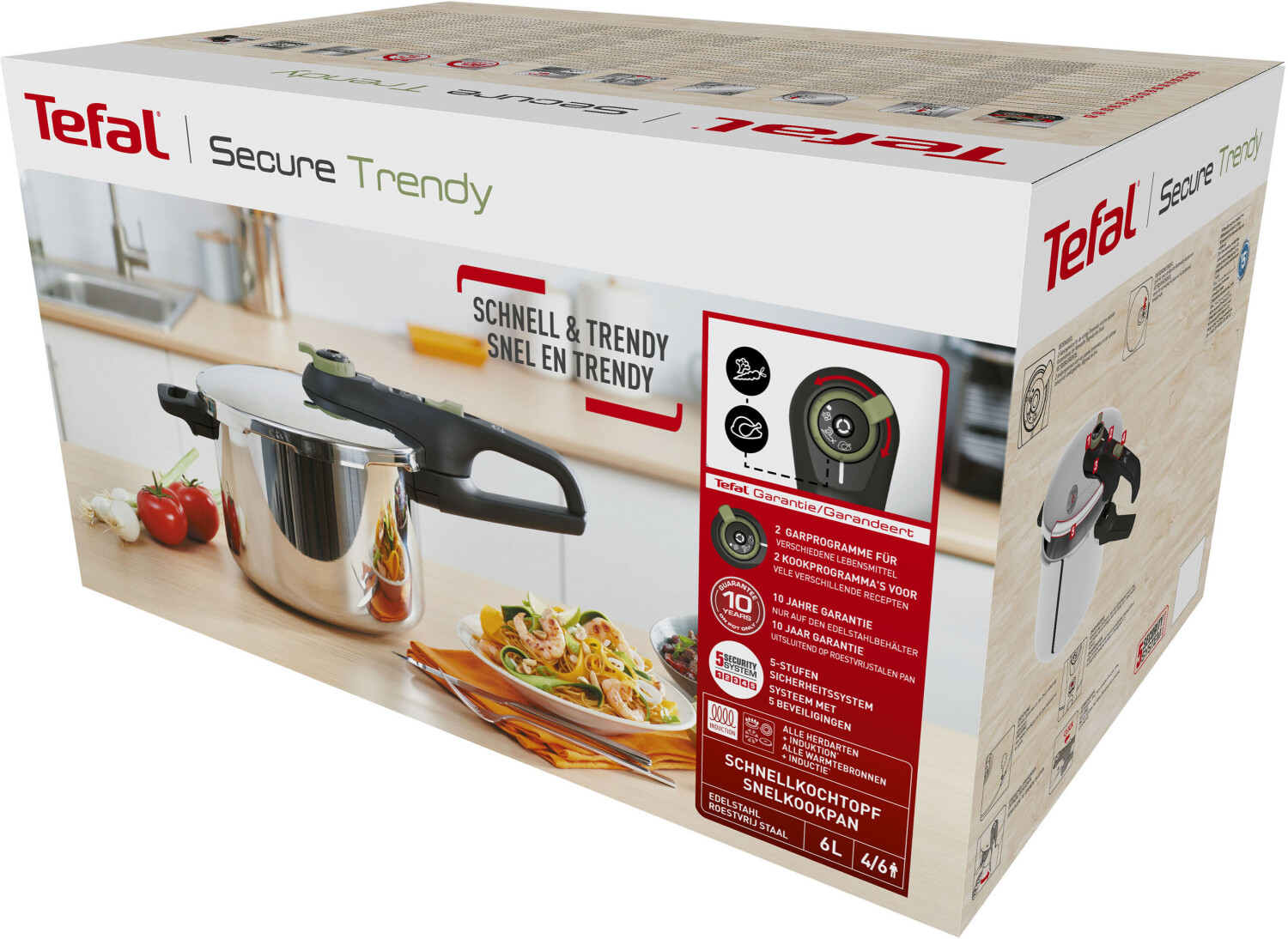 Tefal Secure Trendy 6l ab 67 23 Preisvergleich bei idealo