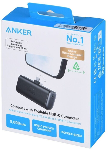 Anker Nano 22,5W Powerbank (USB-C) Black Stone, Bild 9