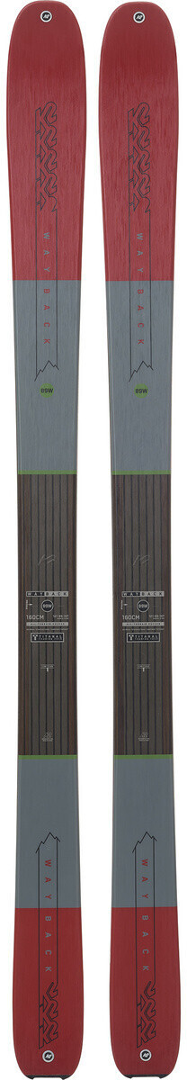 K2 Wayback 89 Woman Touring Skis red (10H0601.101.1.153)