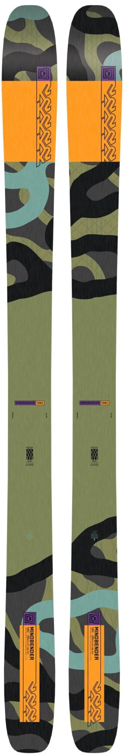 K2 Mindbender 106c alpine skis yellow (10H0109.101.1.169)