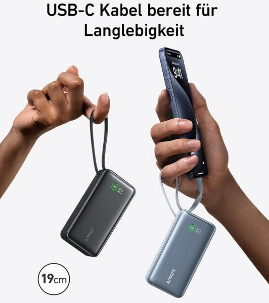 Anker Nano Powerbank 10.000 mAh Black Stone, Bild 3