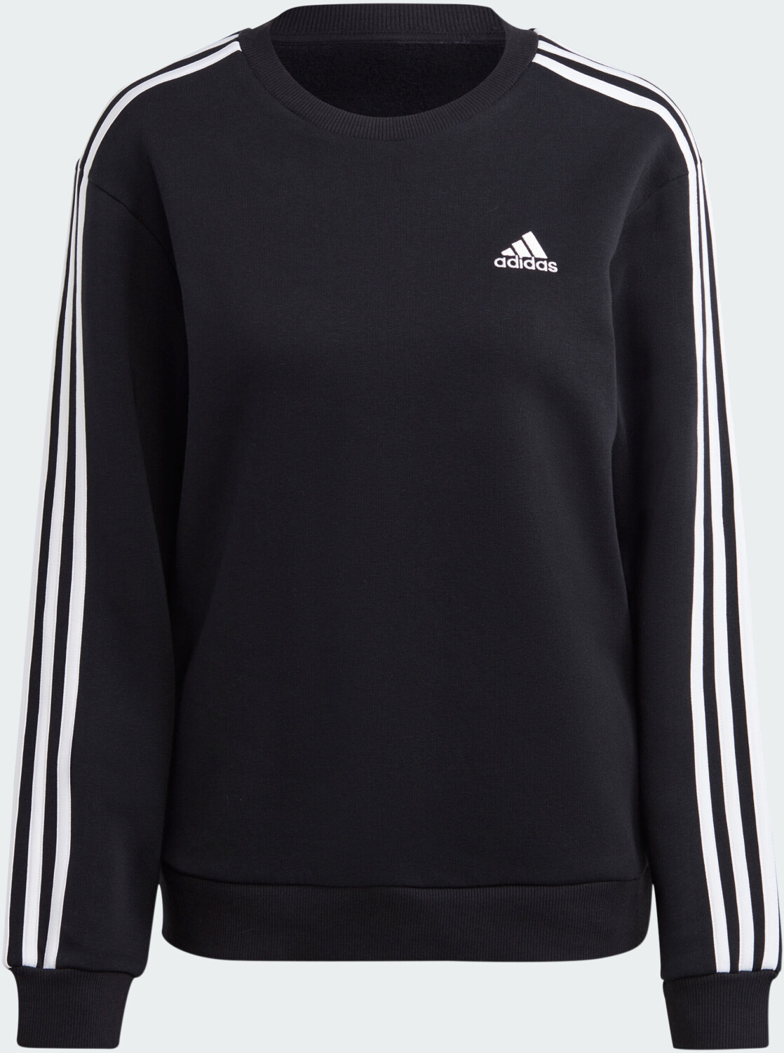 Adidas Essentials 3-Stripes Fleece Sweatshirt black (HZ5744)