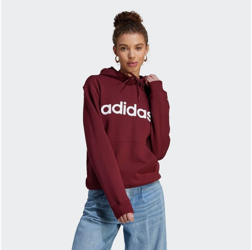 Adidas maroon hoodie womens cheap