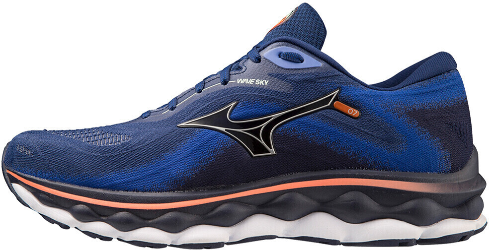 Mizuno Wave Sky 7 J1GC2302 blue depths silver neonflame a 144 00 oggi Migliori prezzi e offerte su idealo