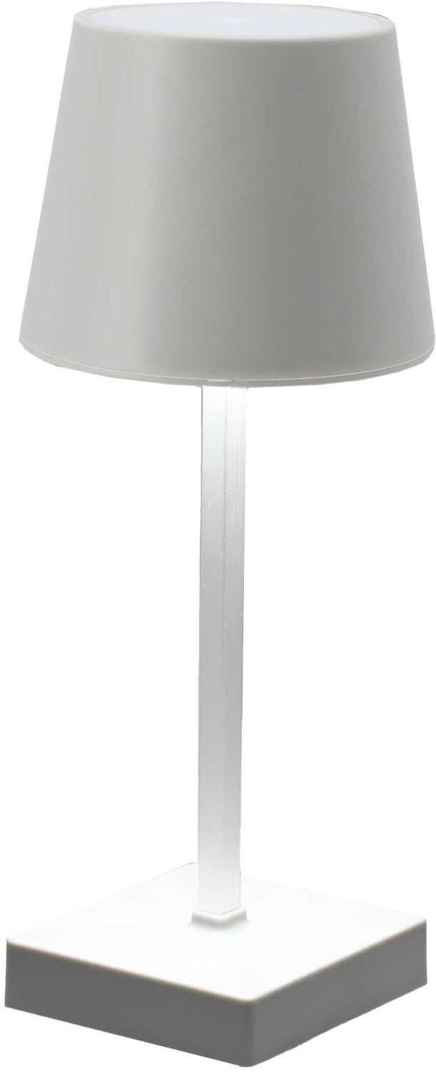 Cepewa Table Lamp with Touch-Dimmer LED H26cm white