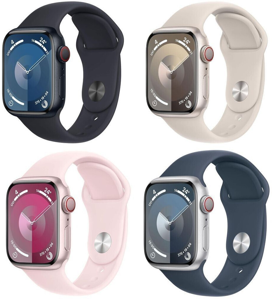Apple Watch Series 9 4G 41mm Aluminium Mitternacht Sportarmband Mitternacht S M ab 528 80 Dezember 2024 Preise Preisvergleich bei idealo