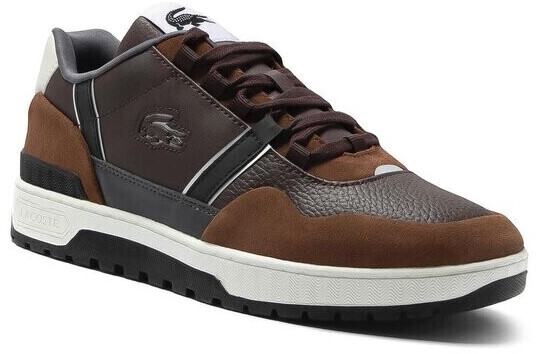 Lacoste T-Clip Winter Textile Heel Pop (746SMA0097) dk brw/off wht 1w7