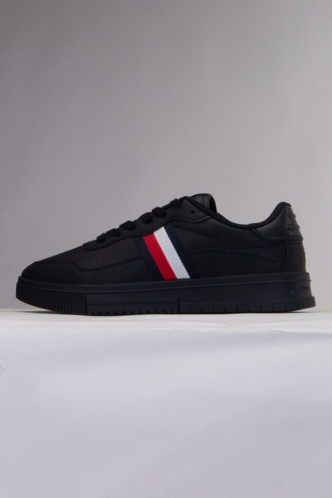 Tommy Hilfiger Supercup Leather Stripes (FM0FM04824) triple black 0gq