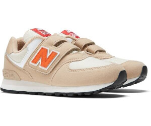 New Balance Hook and Loop 574 Kids PV574 beige orange ab 39 49 Preisvergleich bei idealo