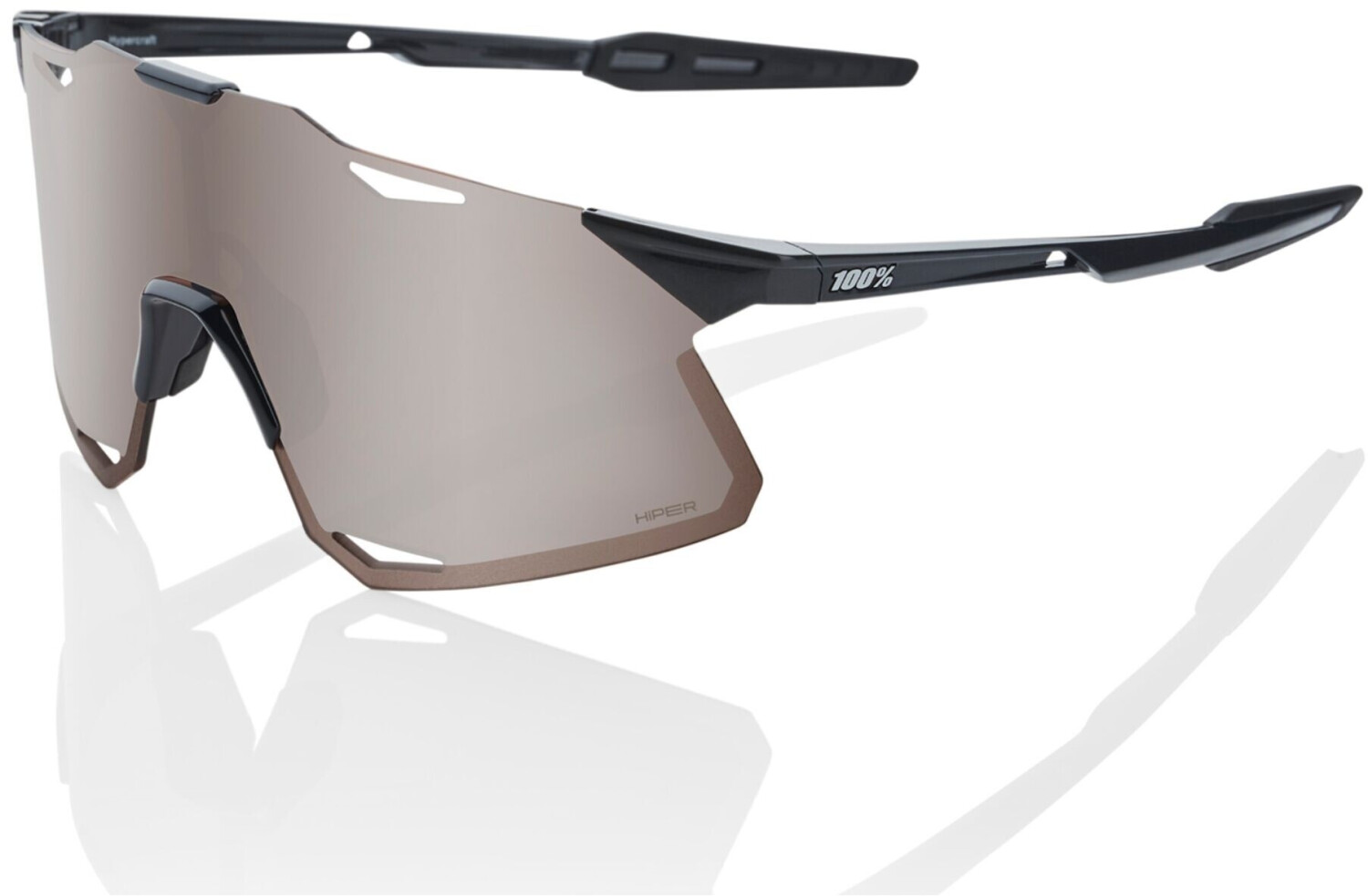 100% Hypercraft gloss black/hiper silver mirror