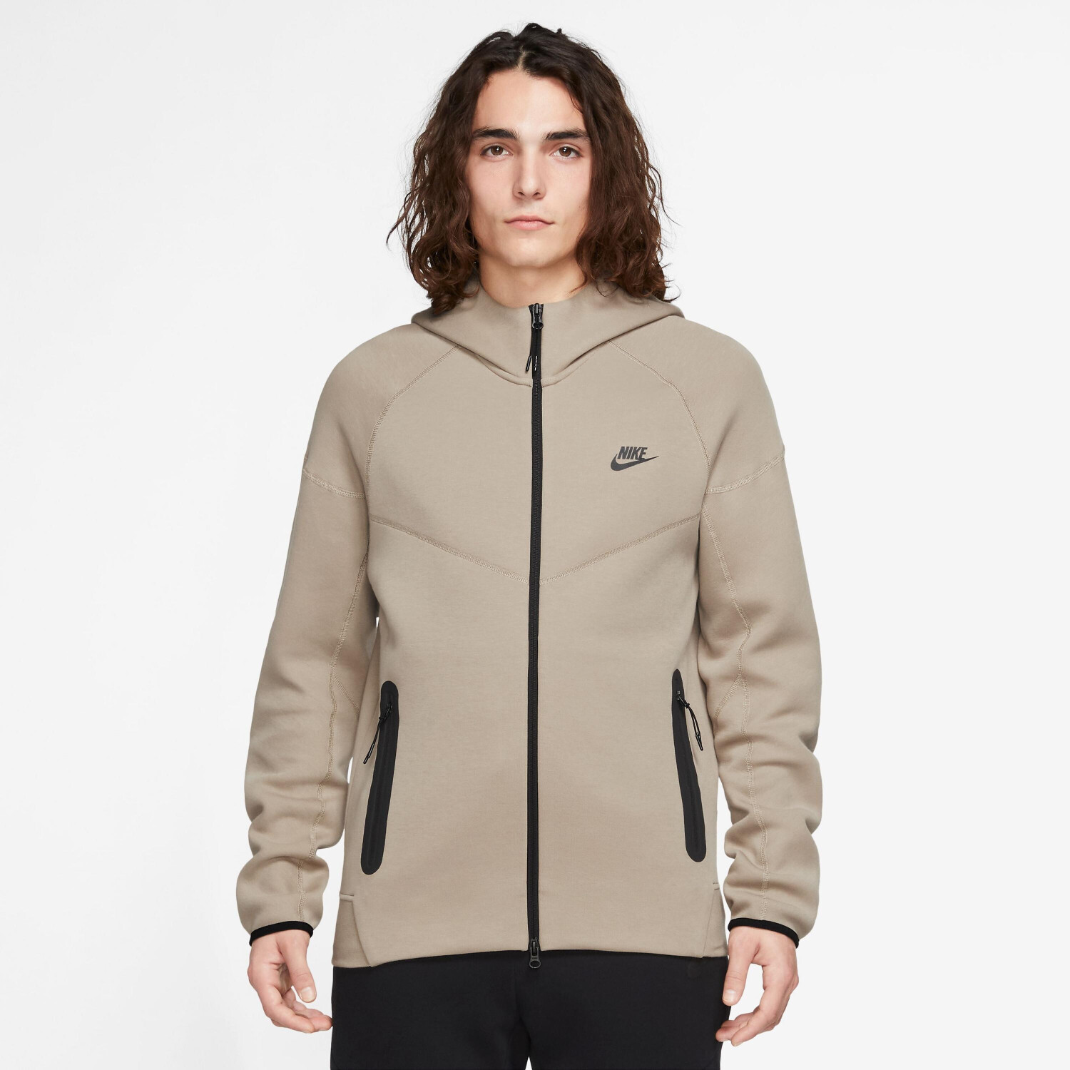 Nike Tech Fleece Windrunner FB7921 khaki black desde 77 99 Compara precios en idealo