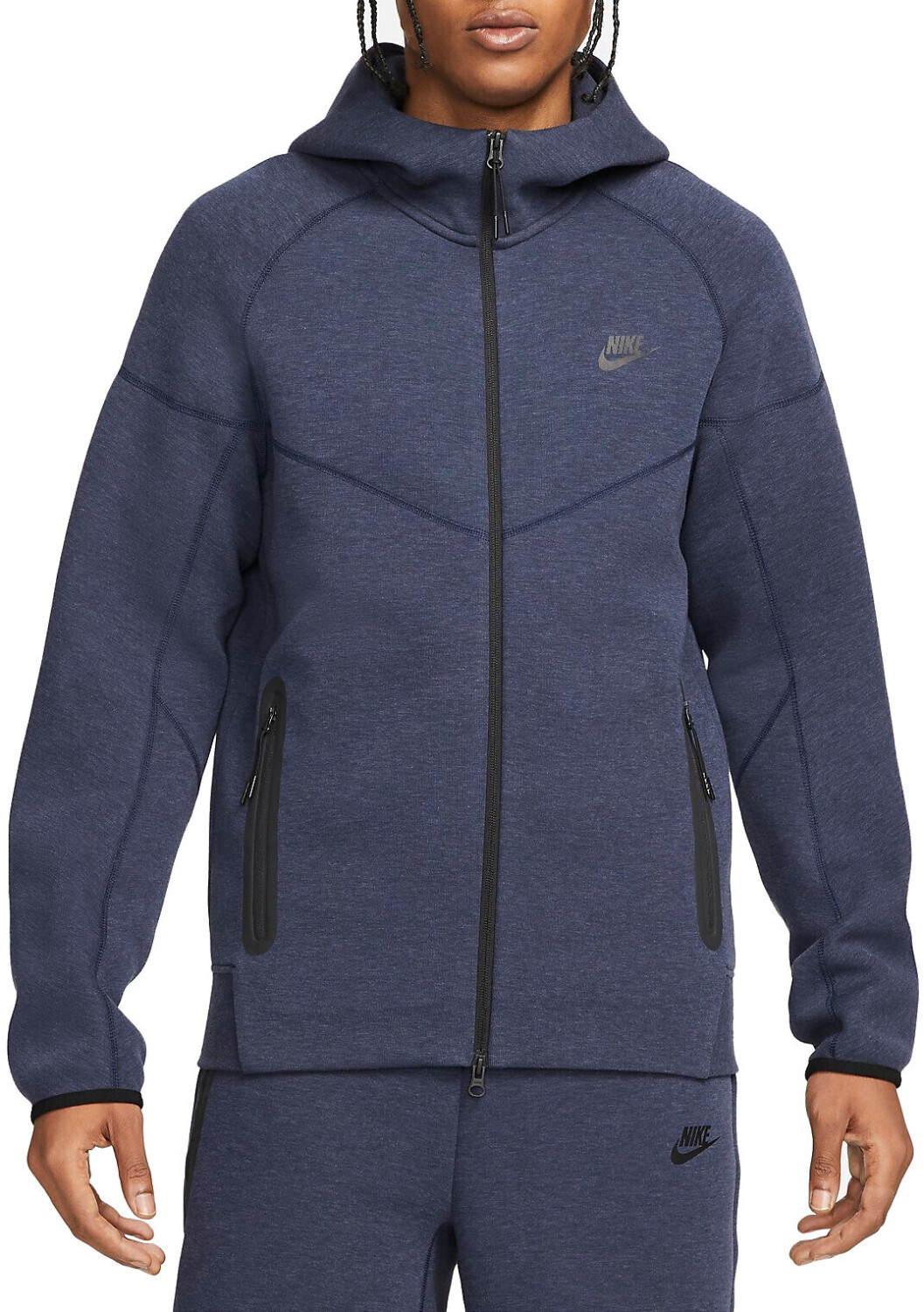 Buy Nike Tech Fleece Windrunner FB7921 obsidian heather black from 70.31 Today Best Deals on idealo